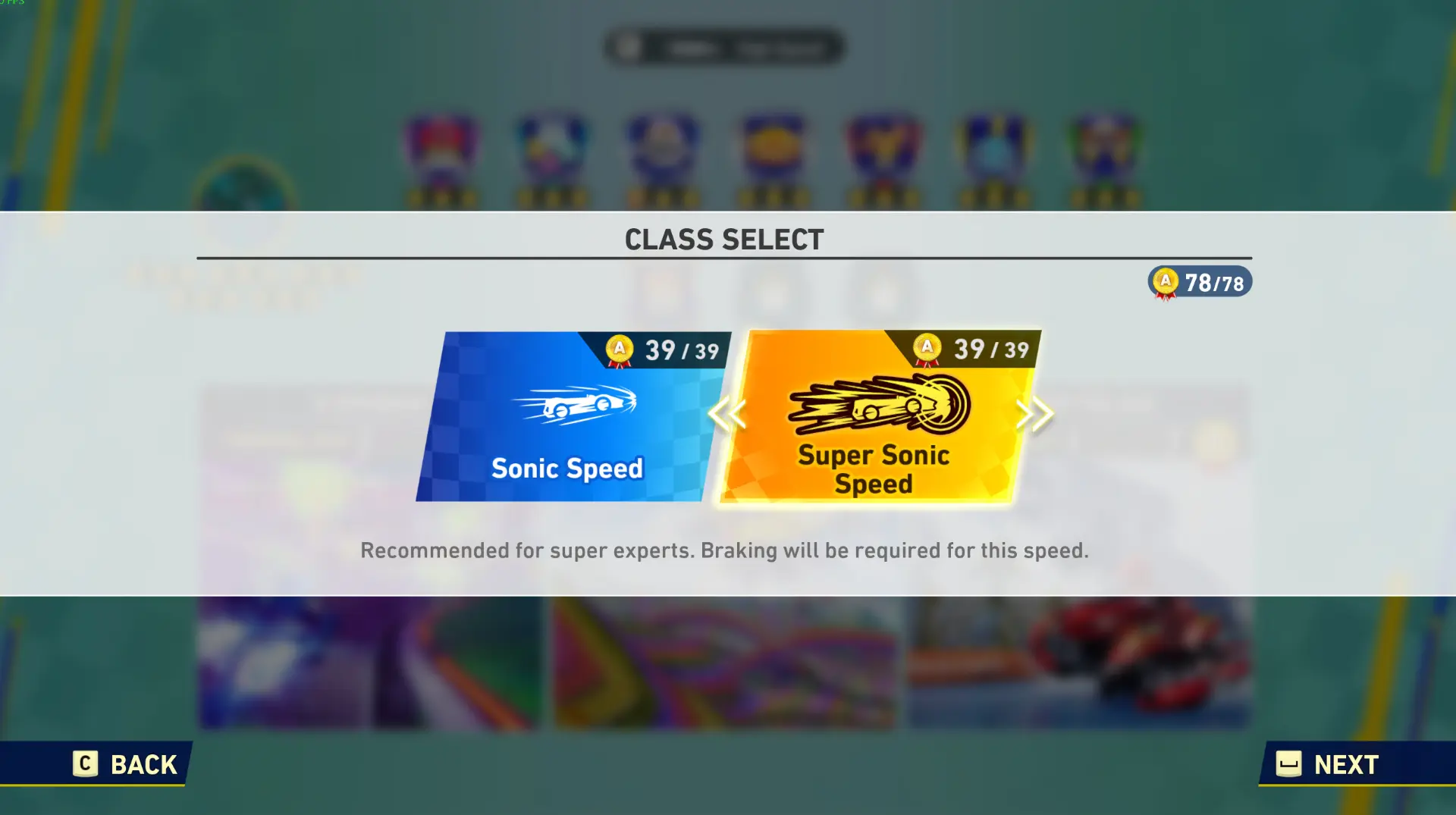 100% complete save file for Sonic Racing Crossworlds